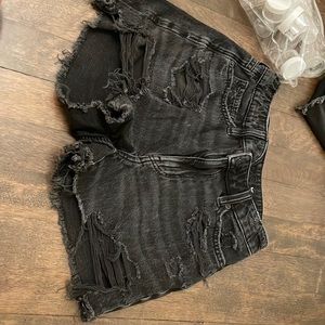 Black American eagle jean shorts never worn